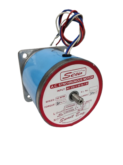 AC SYNCHRONOUS MOTOR 20 KG/CM TORQUE 230V 60RPM