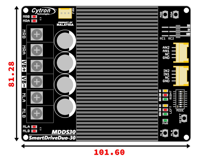 DC Motor Driver 30Amp 