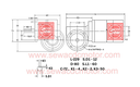 PMDC 150w 24v 25RPM 220 KG/CM Inline Gear motor