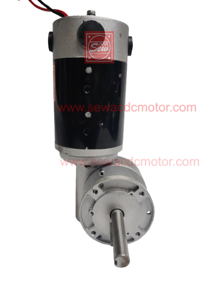 PMDC 150w 24v 25RPM 220 KG/CM Inline Gear motor