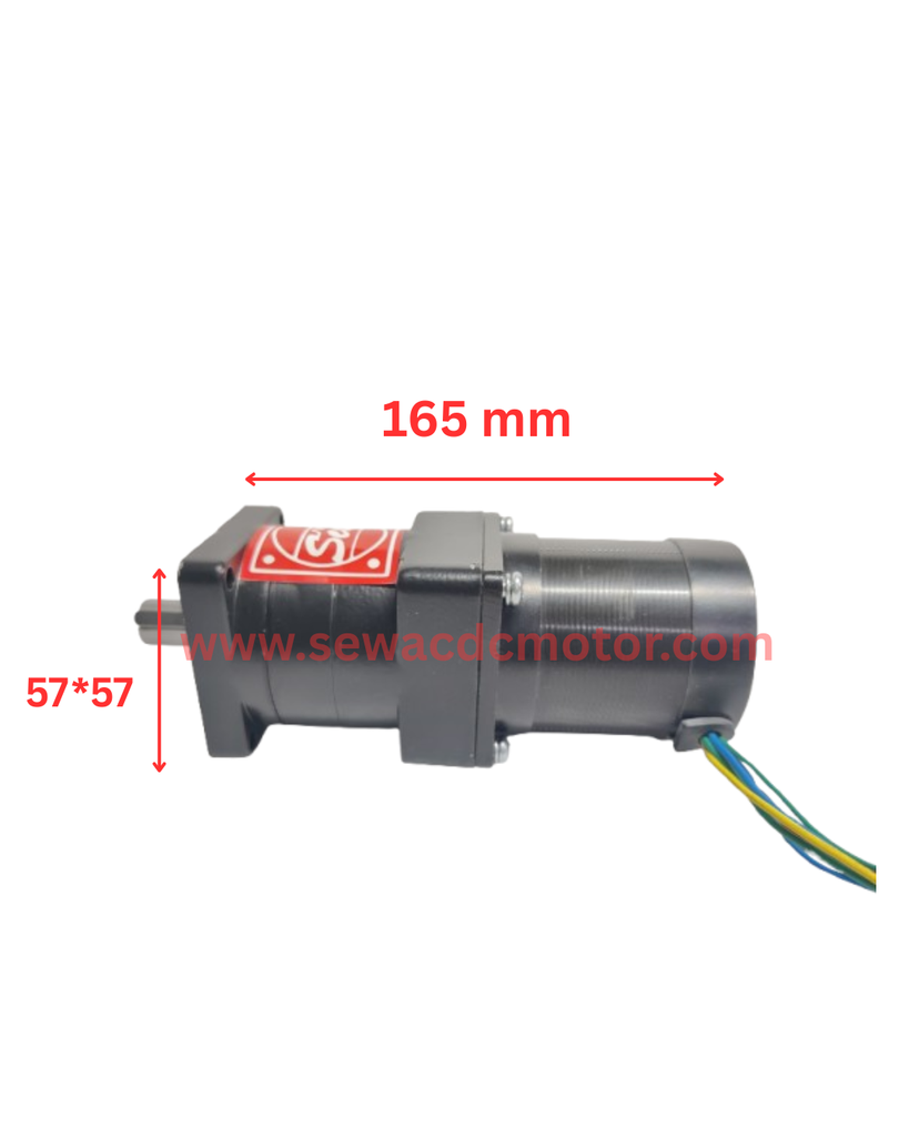 BLDC 50W 24V 600RPM 12Kg/cm Planetary Gear Motor  