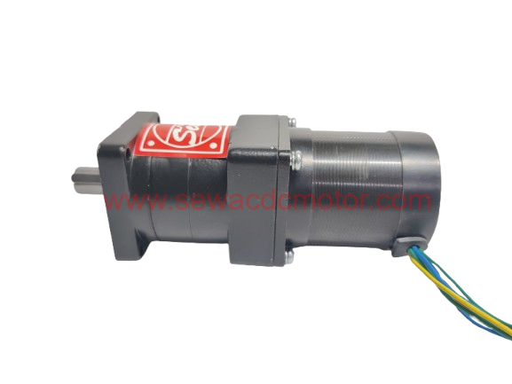 BLDC 50W 24V 600RPM 12Kg/cm Planetary Gear Motor  