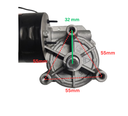 PMDC Wiper Type 100w 24v 20RPM  50 Kg/cm worm gear motor  