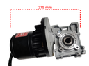 PMDC 250W 24V 8RPM 1200 Kg/cm High Torque Worm Gear Motor 