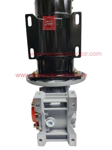 PMDC 800W 24V 100RPM 450Kg/cm Worm Gear Motor 