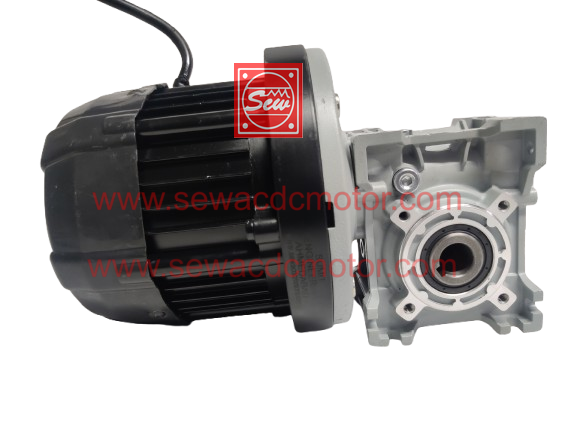 BLDC 500W 48V 400RPM 180Kg/cm Worm Gear Motor 