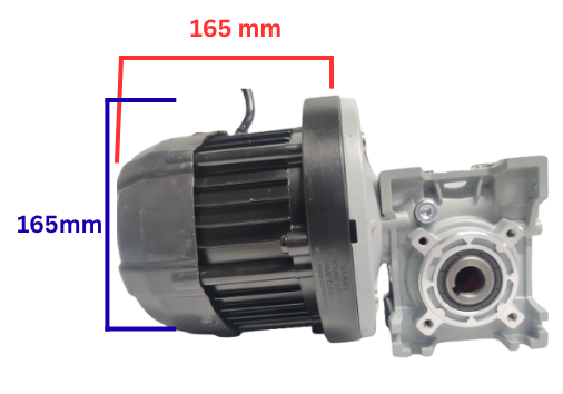 BLDC 1000W 48V 400RPM 119Kg/cm Worm Gear Motor  
