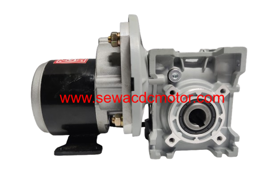 PMDC 250W 24V 50RPM 360 KG/CM WORM GEAR MOTOR 