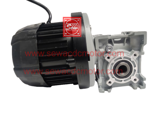 BLDC 1000W 48V 400RPM 119Kg/cm Worm Gear Motor  
